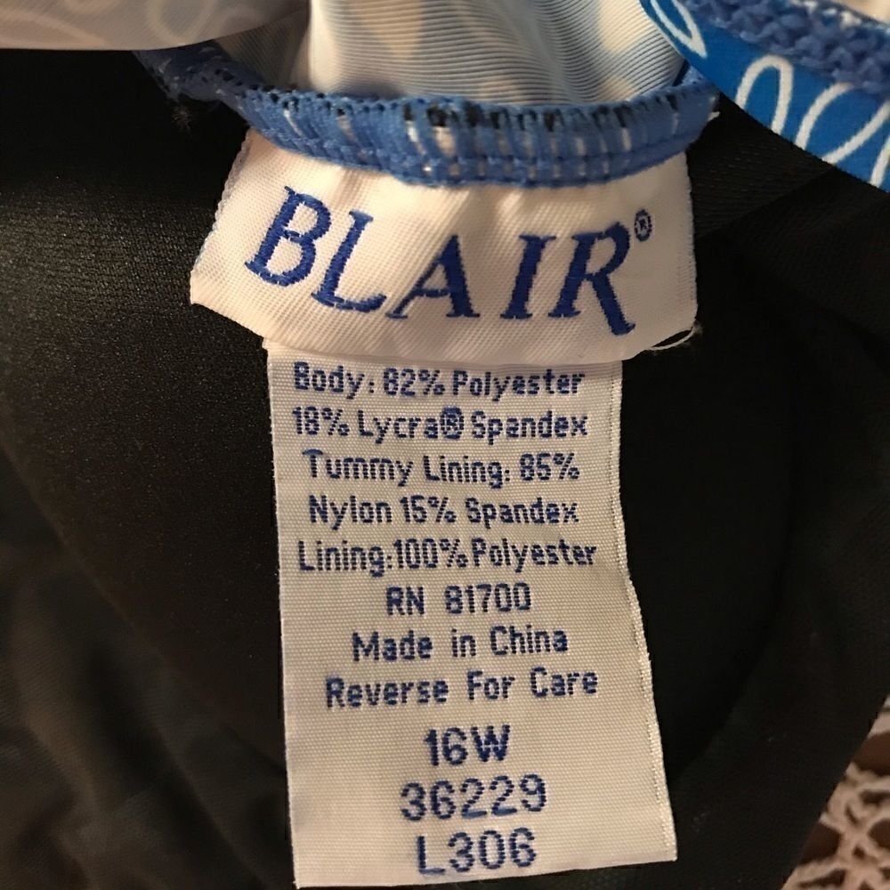 NWOT 16W Really Pretty Blair Swimming Suit!! - Picture 4 of 4